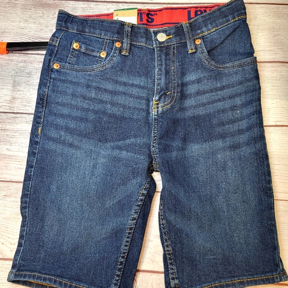 Levi's Other - Levis 511 Youth Boys Denim Shorts Adjustable Stretch Waist NWT Size 12